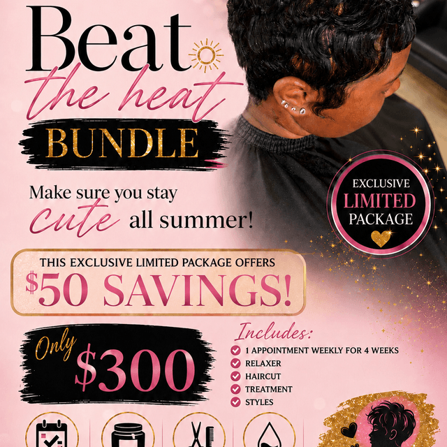 Beat the Heat Bundle Package at Changing Faces Beauty Salon in Lynchburg, VA